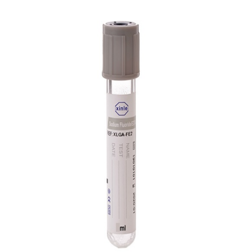 Tube sous vide fluorure d'oxalate 3 ml en plastique  
